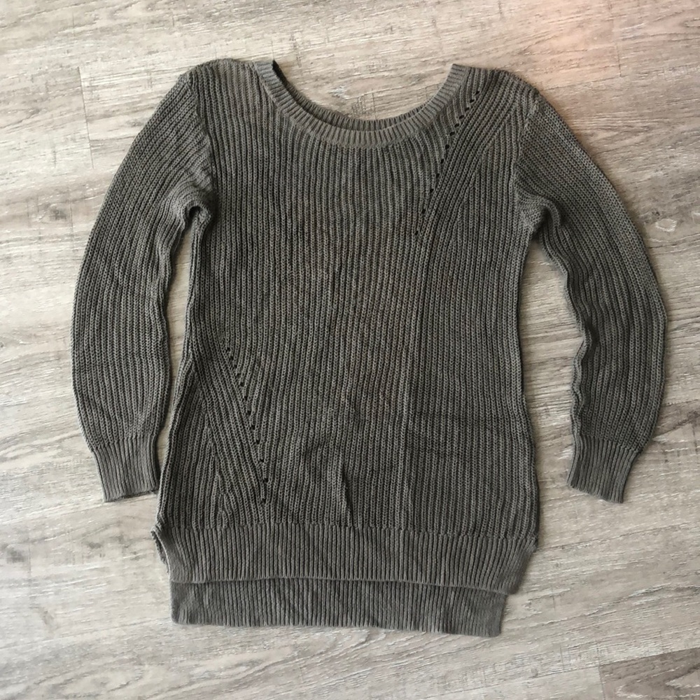 Olive green sweater